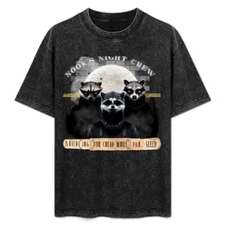 Nook＊s Night Crew T-Shirt Soft Casual Short Sleeve Cotton Tee