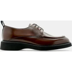 Zapato blucher mocasín hombre piel
