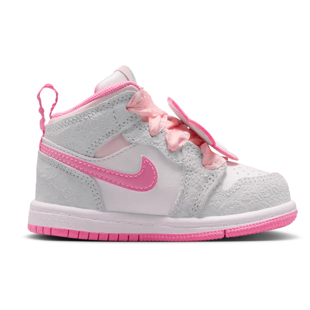 Aj1 Mid Baby Shoes - Grey - Size 8.5 - Leather - Grey - Size: 8.5 - Jordan - FashionsVida