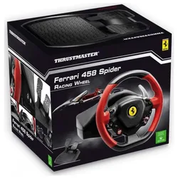 Volant Et Pédales 458 Spider Xbox One Black / Red One Size unisex