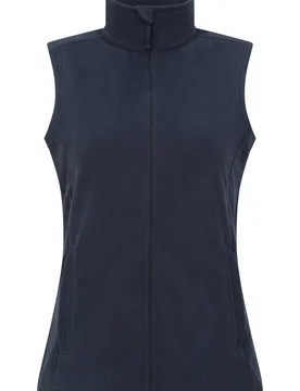 Women's Camber Gilet Lightweight Fleece Body Warmer in Navy Size: 12 - Navy - Size: 12 - Mountain Warehouse - FashionsVida