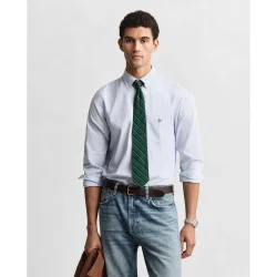 Camisa de popelín lisa regular fit de hombre tallas grandes