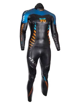 Helix Long Sleeve Neoprene Wetsuit Black ML Men - Blue Seventy - FashionsVida