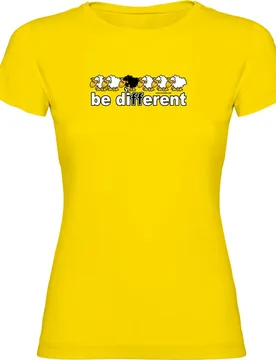 T-shirt à Manches Courtes Be Different Football Yellow 2XL - Kruskis - FashionsVida