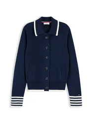 RWB NAUTICAL BOMBER CARDI female