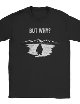 But Why Trendy Nihilist Penguin Men T Shirt Leisure Tee Shirt Short Sleeve Crewneck T-Shirts 100% Cotton Unique Tops - Aliexpress - FashionsVida