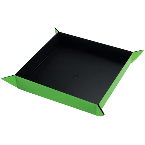 Magnetic Dice Tray Square: Black/Green - Gamegenic - FashionsVida