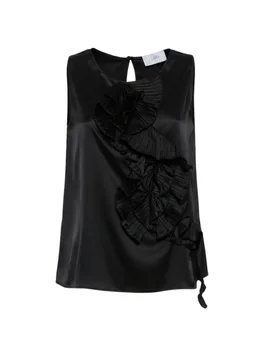 BLUSA Donna CON BALZA PLISSE' - SOALLURE - FashionsVida