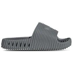 Adilette Men Flip-Flops and Sandals - Grey - Size 8 - Mesh/Synthetic - Grey - Size: 8