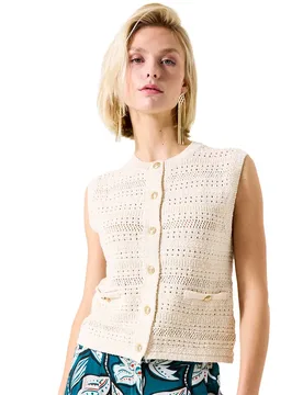 Gilet En Tricot G50250 Whitecap 2XL - Garcia - FashionsVida