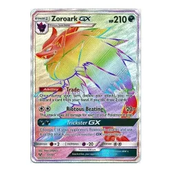 Pokemon Shining Legends 77/73 Zoroark GX (Rainbow Rare)