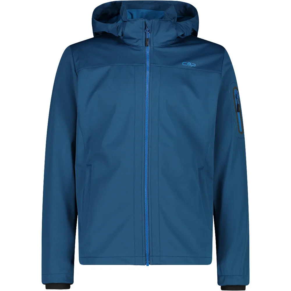 Man jacket zip hood chaqueta softshell hombre Azul (54) - CMP - FashionsVida
