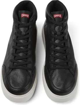 Zapatillas de piel de hombre abotinadas con cordones - Camper - FashionsVida