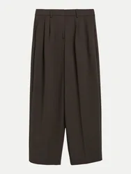 Comma Bundfaltenhose Braun 36