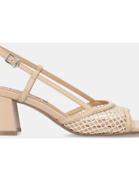 Sandalia tacón pala textil - Bibi Lou - FashionsVida