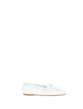 Mocassini in pelle BIANCO 39 - Guglielmo Rotta - FashionsVida