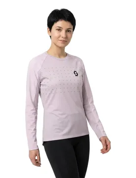 Maglietta A Maniche Lunghe Trail Vertic Pro Bliss Pink - Scott - FashionsVida
