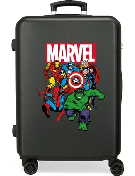 Maleta mediana capitan américa rígida 68cm rígida con capacidad de 70l - Personajes - FashionsVida
