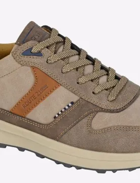 Skyler Mens Leisure Trainers - Beige - Size Uk 10 - R21 Original - FashionsVida