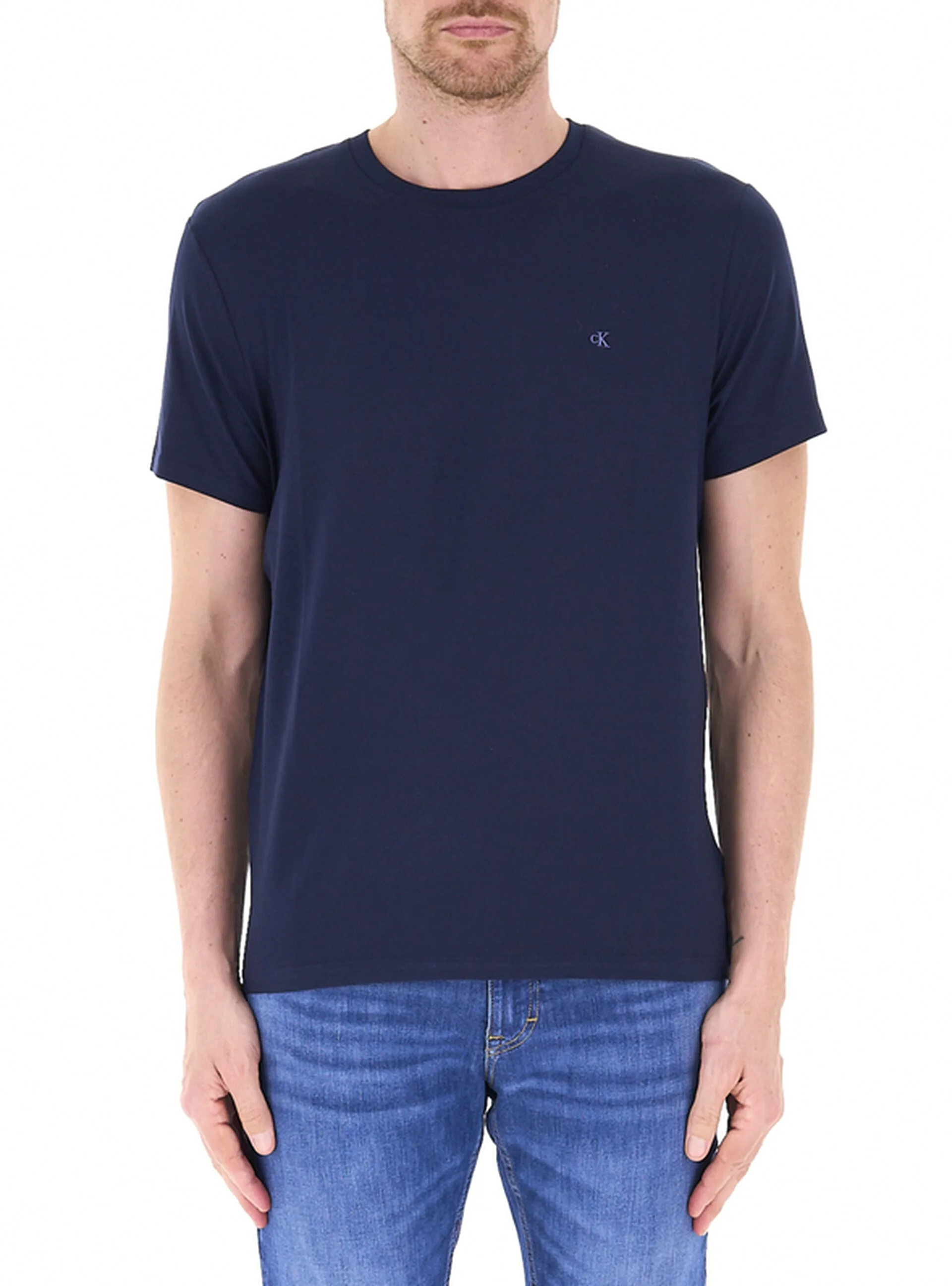 T-shirt in cotone BLU NAVY S - Calvin Klein - FashionsVida