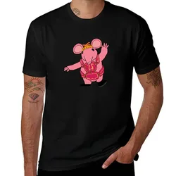 Clangers cartoon T-Shirt Big and Tall Solid Color T-Shirt