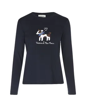 Langarmshirt dunkelblau S damen - WEEKEND MAX MARA - FashionsVida
