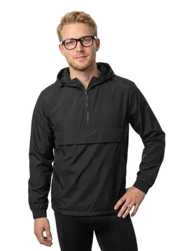 Giacca Basic Pull Over Black 2XL - Build Your Brand - FashionsVida