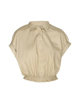 Blusenshirt camel S Damen - Karo Kauer - FashionsVida