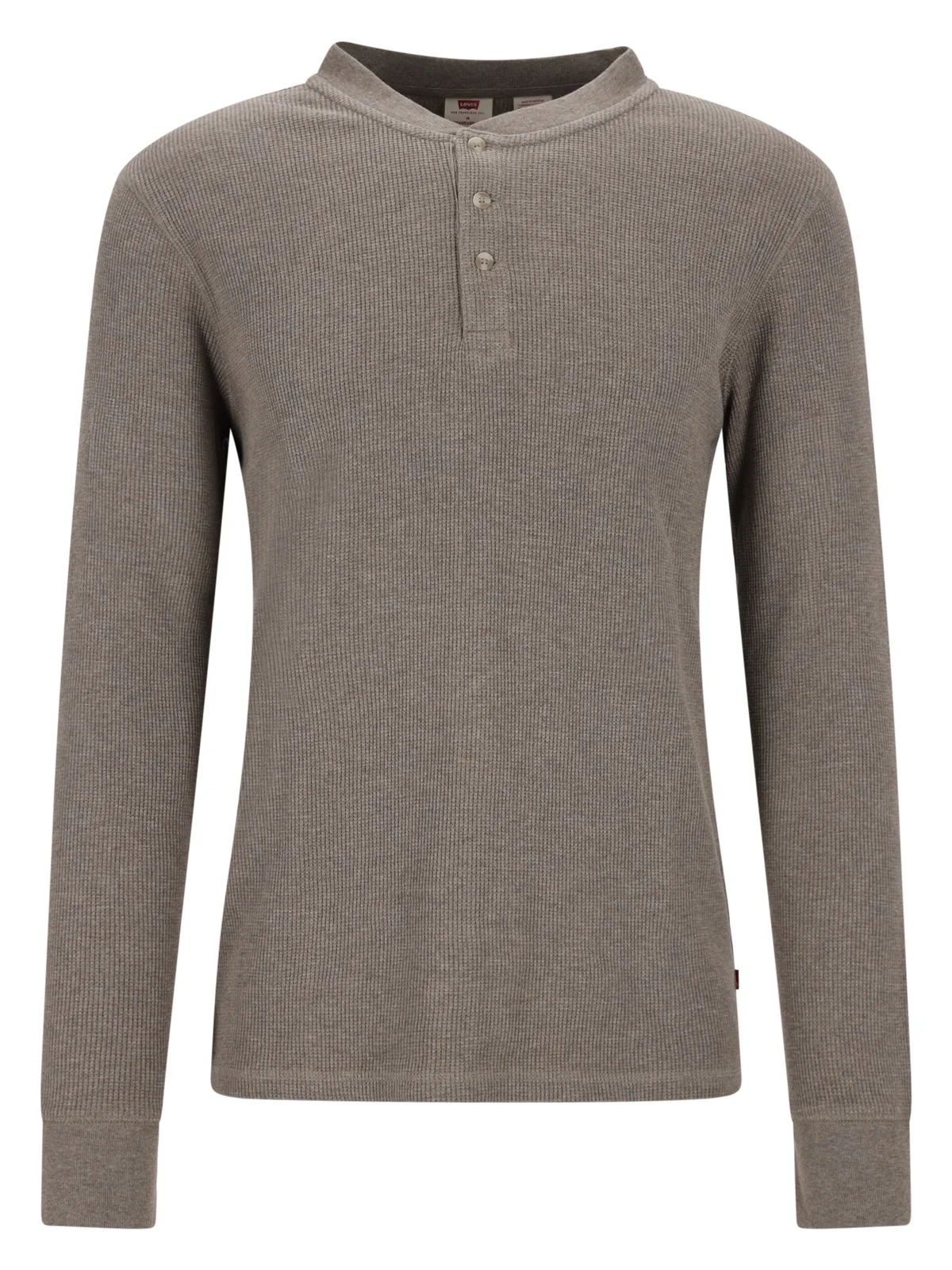 LS THERMAL 3 BTTN HENLEY BRIND male - S - FashionsVida