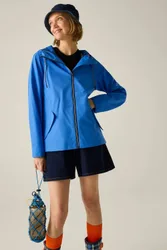 Women's Bayletta Hooded Waterproof Jacket in Blue Size: 20 - Blue - Size: 20