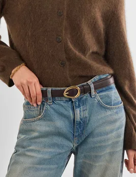 Plain Belt With Buckle Fastening Chocolate female - Katie Loxton - FashionsVida