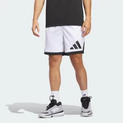 Short Basketball Badge of Sport 2XL 18 CM White / Black