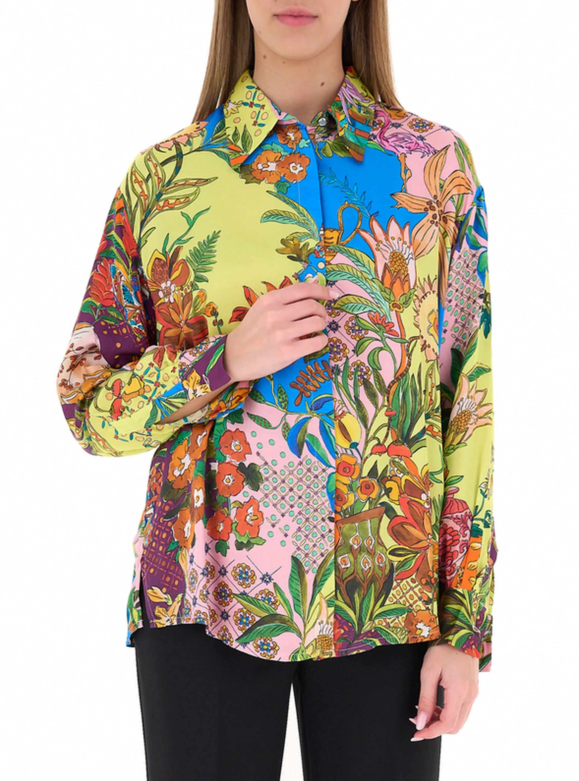 Camicia in viscosa LIU JEANS MULTICOLOR 38 - Liu jo - FashionsVida
