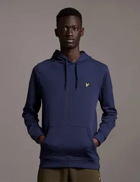 Kapuzensweaters Ml1139v Brushed Back Hoodie-Z271 Dark Navy Brushed Eu M;Eu Xl;Eu Xs - Lyle & Scott - FashionsVida