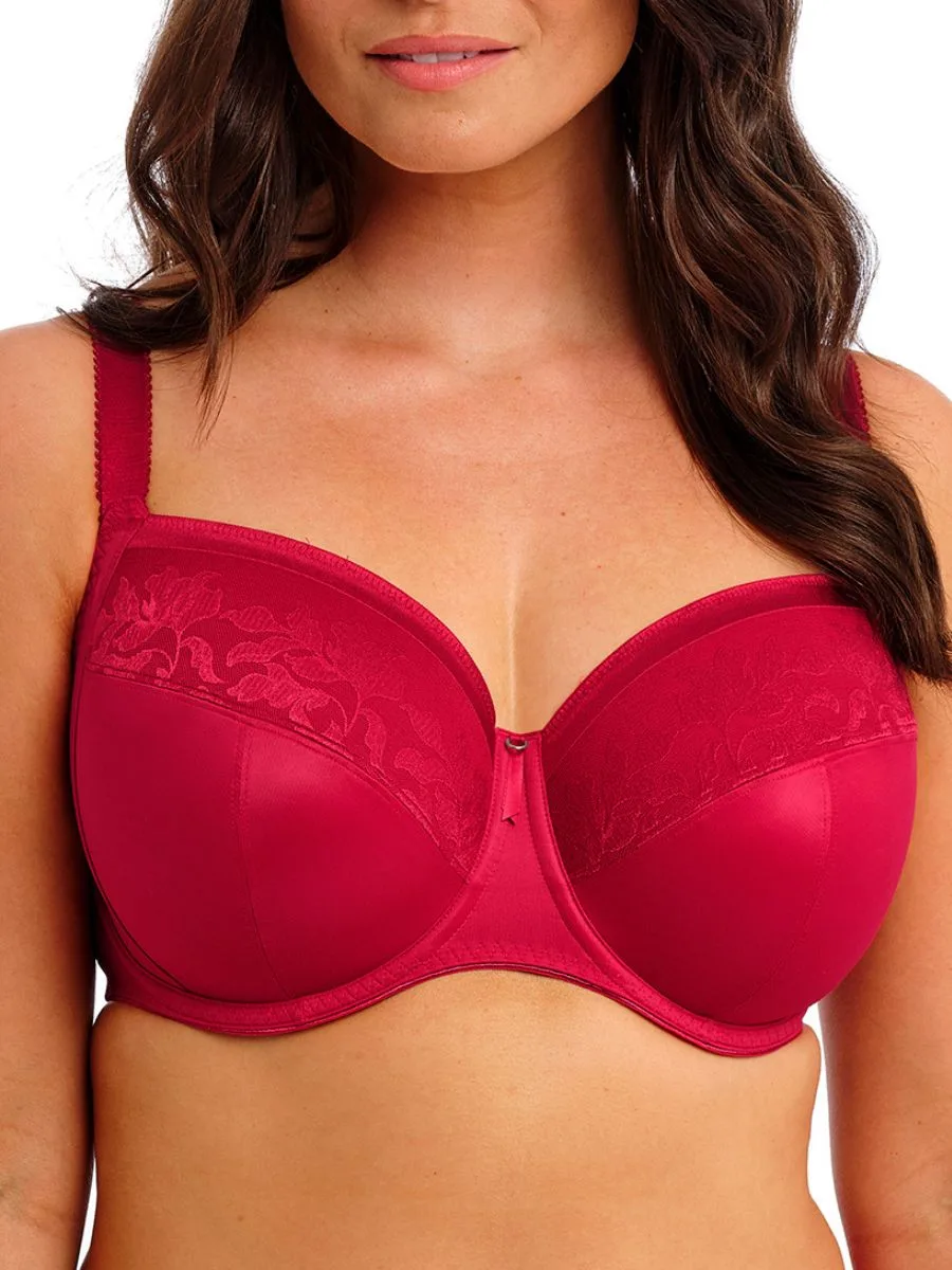 Womens Illusion Bra - Red Polyamide - Size 36gg - Fantasie - FashionsVida