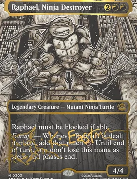 Raphael, Ninja Destroyer (Signature Headliner) Teenage Mutant Ninja Turtles - Magic: The Gathering - FashionsVida
