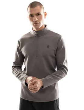Sweat à Demi-zip Troop Grey XS - Siroko - FashionsVida