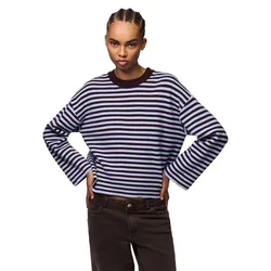 Maglione Jassy Hot Fudge / Cashmere Blue 2XL