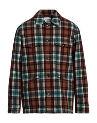 Hemd Herren Braun L Herren