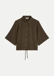Marc O' Polo Bluse Strukturiert Braun 38