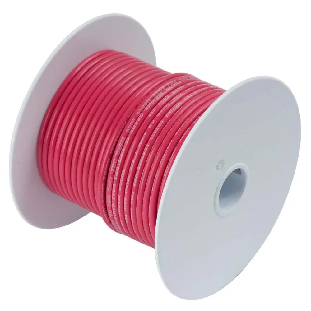 Tinned Copper Battery Cable 4 Awg/19 Mm2 Red 15 m unisex - Ancor - FashionsVida