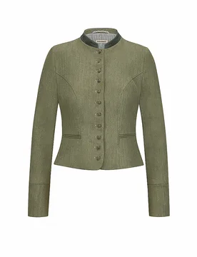 Veste traditionnelle BARBARA vert foncé 40 - Gottseidank - FashionsVida