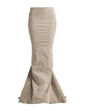 Falda vaquera Mujer Caqui S,XS Mujer - Drkshdw By Rick Owens - FashionsVida
