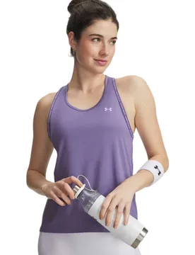T-shirt Sans Manches Tech Knockout Purple XL - Under armour - FashionsVida