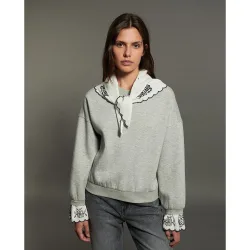 Sfera - Sudadera pañuelo bordado