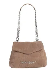 Bolso de asas largas Mujer Camel -- Mujer