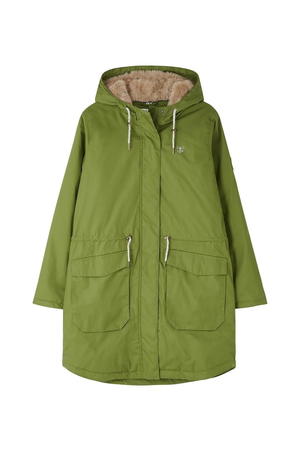Isobel Womens Faux Fur Lined Coat - - Size: 16 - Lighthouse - FashionsVida