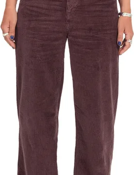 Pantalon en velours côtelé - Weellow II Corduroy Pant W Raisin en Coton - Taille 27 US - Bordeaux - Volcom - FashionsVida