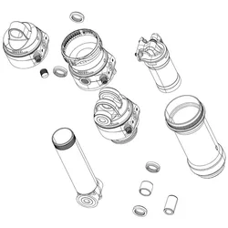 Kit D´amortisseur Arrière Deluxe Select Plus 2023+ 35 Mm