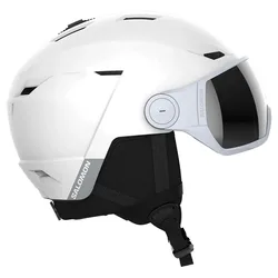 Casque Avec Visière Icon Lt White / Universal Silver 56-59 cm unisex